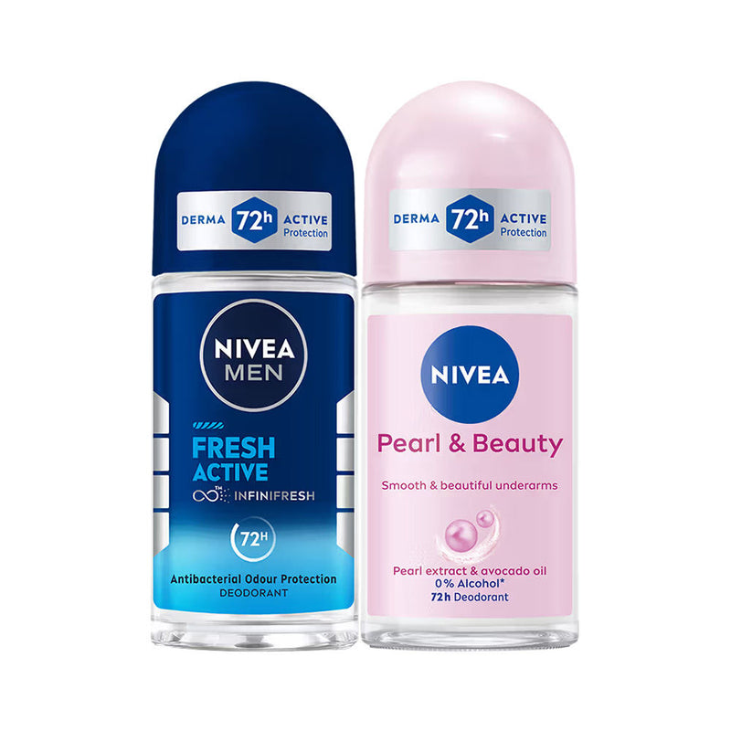 Nivea Bestselling Rollons for Him & Her Combo, 2 pieces Buy at Indicrest