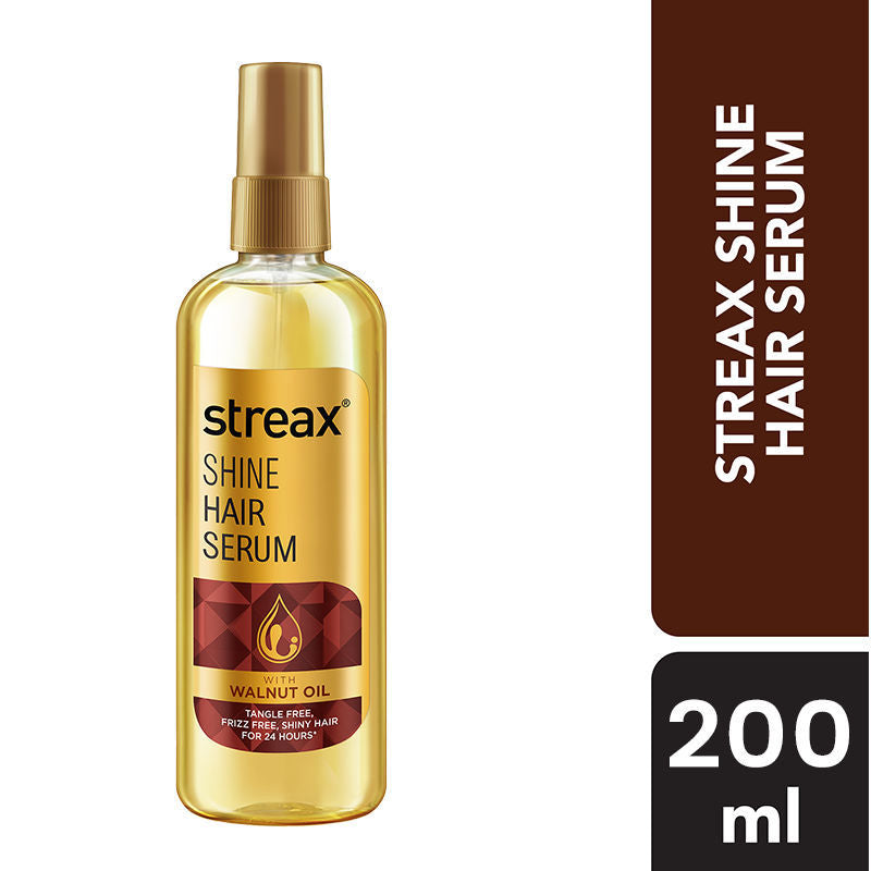 Streax Hair Serum With Walnut Oil For Dry & Frizzy Hair, 200ml Buy at Indicrest Image 9