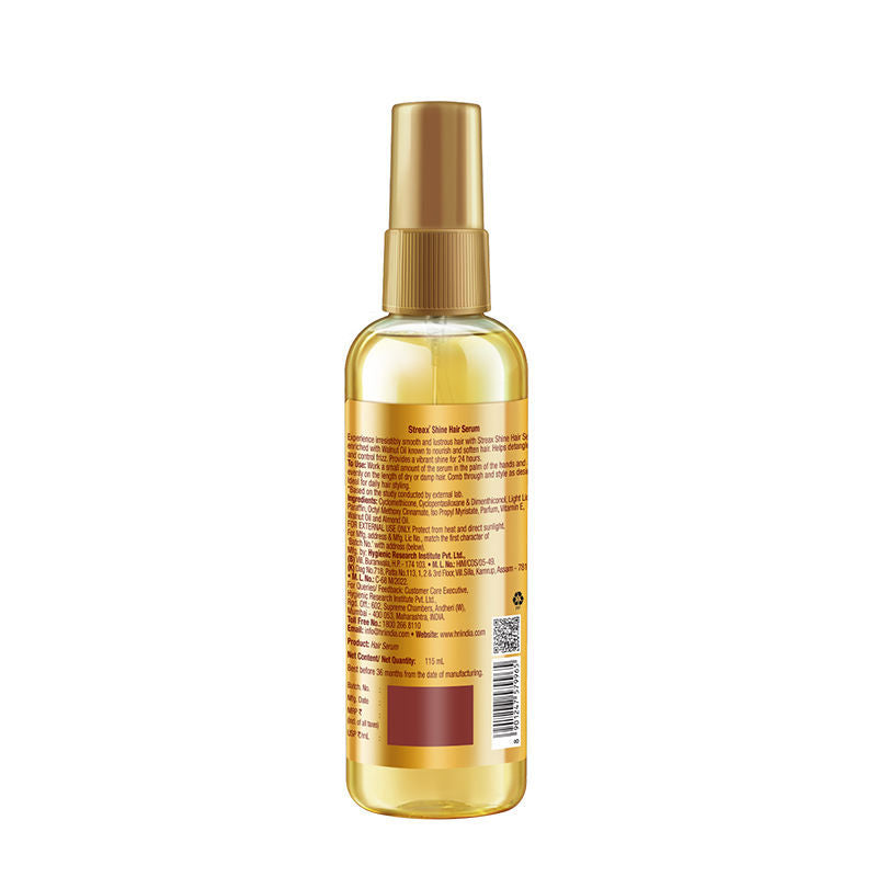 Streax Hair Serum With Walnut Oil For Dry & Frizzy Hair, 125ml Buy at Indicrest Image 9
