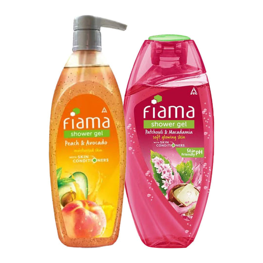 Fiama Brightening & Hydrating Shower Gel Combo, 2 pieces