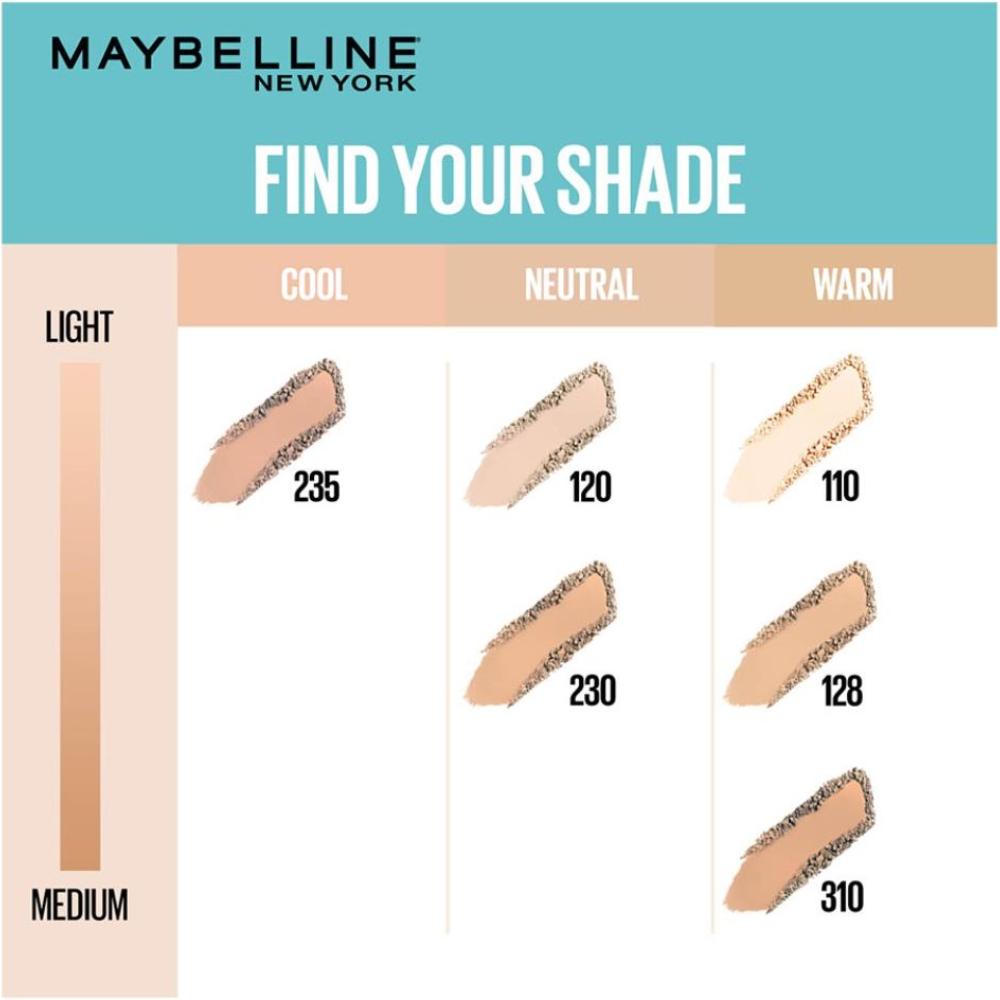 Maybelline New York Fit Me Ultimate Powder Foundation, 24 hr Oil Control + SPF 44 - Shade 128, 9g Buy at Indicrest Image 8