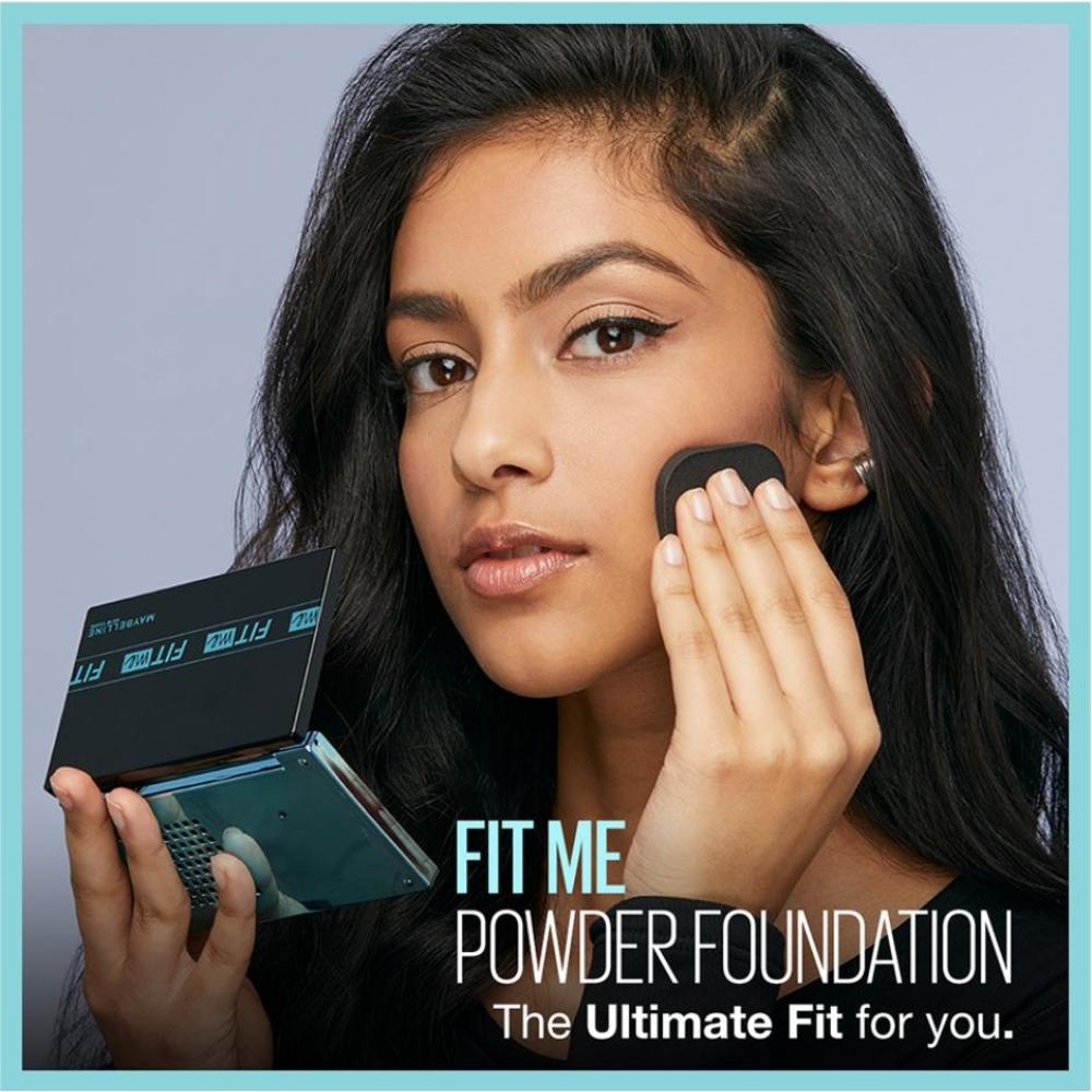Maybelline New York Fit Me Ultimate Powder Foundation, 24 hr Oil Control + SPF 44 - Shade 128, 9g Buy at Indicrest Image 9