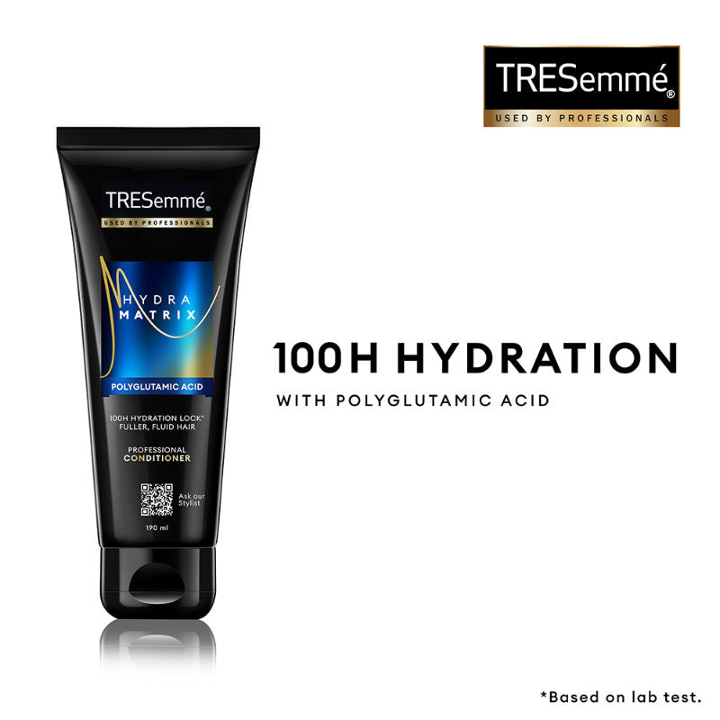 TRESemme Hydra Matrix Conditioner With Polyglutamic Acid for 100H of Hydrated, Fluid Hair, 190ml Buy at Indicrest