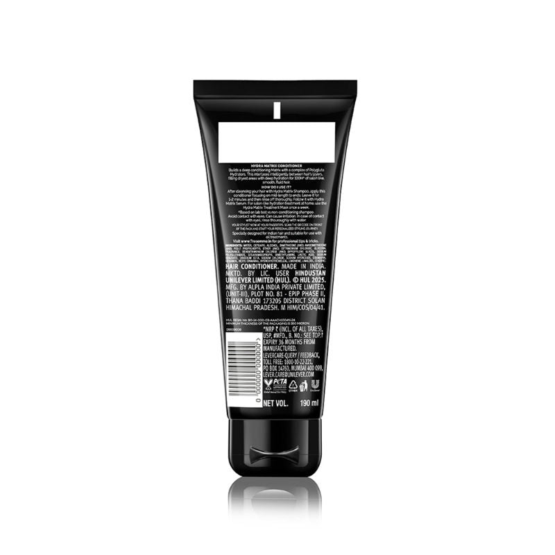 TRESemme Hydra Matrix Conditioner With Polyglutamic Acid for 100H of Hydrated, Fluid Hair, 190ml Buy at Indicrest Image 13