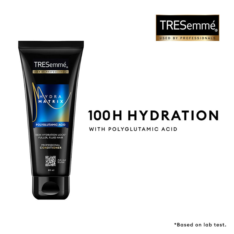 TRESemme Hydra Matrix Conditioner With Polyglutamic Acid for 100H of Hydrated, Fluid Hair, 80ml Buy at Indicrest