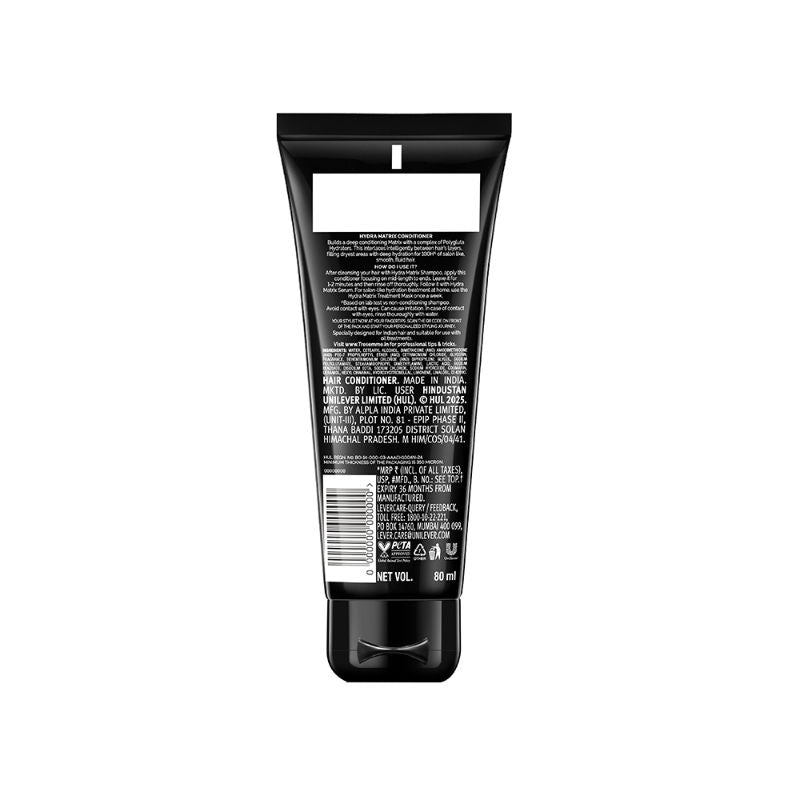 TRESemme Hydra Matrix Conditioner With Polyglutamic Acid for 100H of Hydrated, Fluid Hair, 80ml Buy at Indicrest Image 13