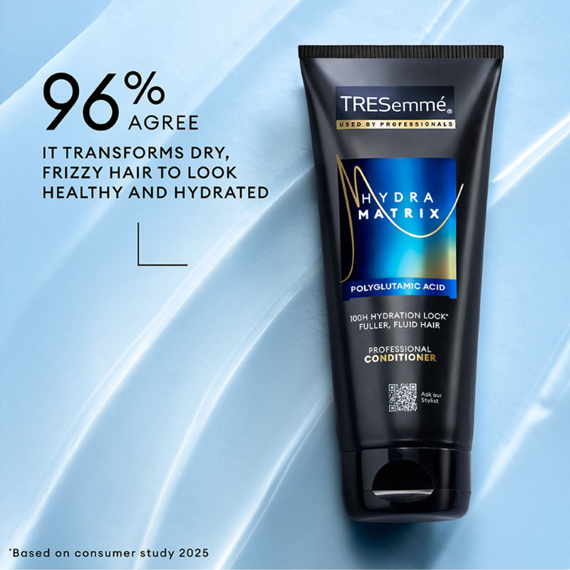 TRESemme Hydra Matrix Conditioner With Polyglutamic Acid for 100H of Hydrated, Fluid Hair, 80ml Buy at Indicrest Image 5