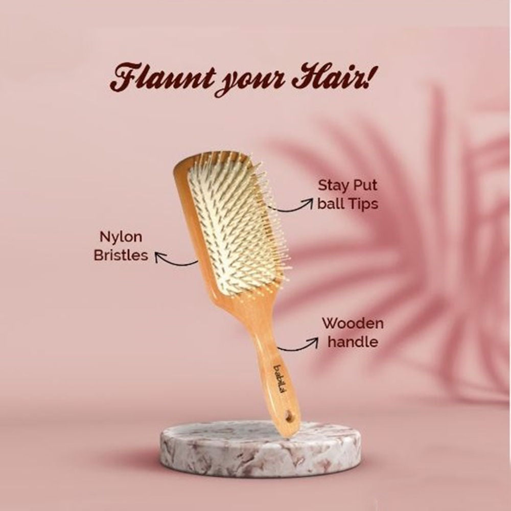 Babila Paddle Hair Brush HB-V101, 1 piece Buy at Indicrest Image 4