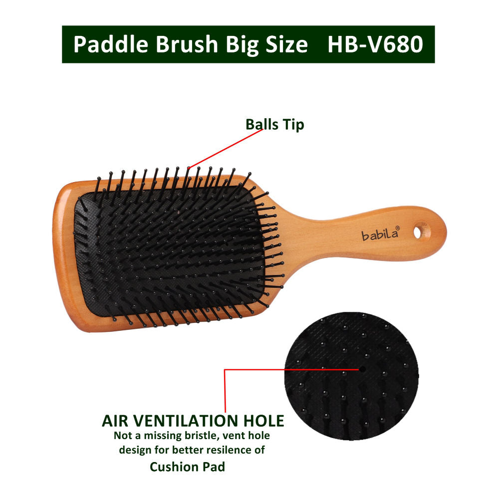 Babila Paddle Brush Big Size HB-V680 Buy at Indicrest Image 3