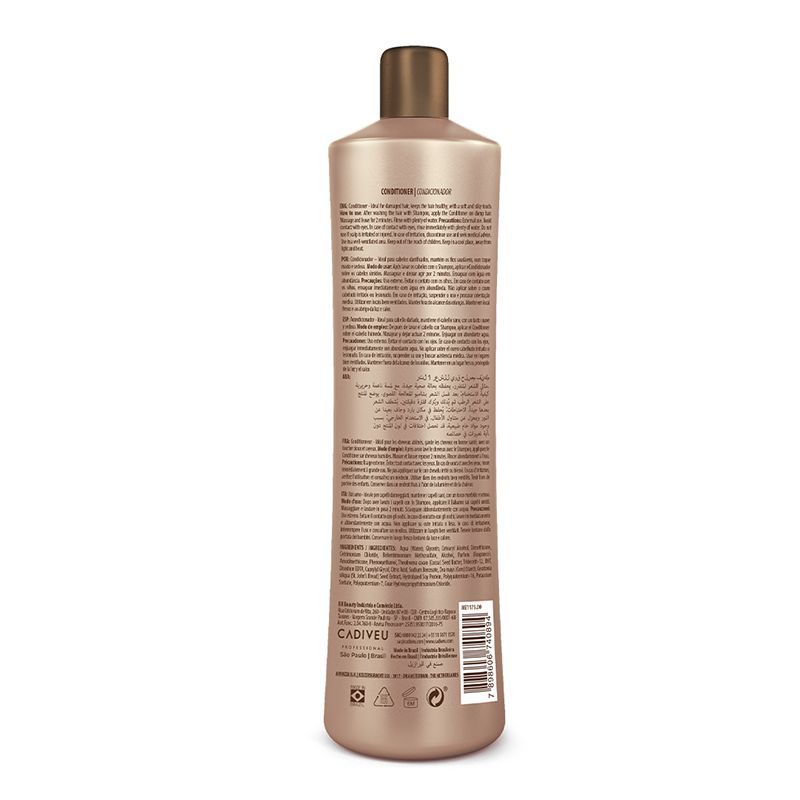Cadiveu Brasil Cacau Extreme Repair Conditioner For Damaged Hair (1000ml) - Image 2 - Buy from Indicrest