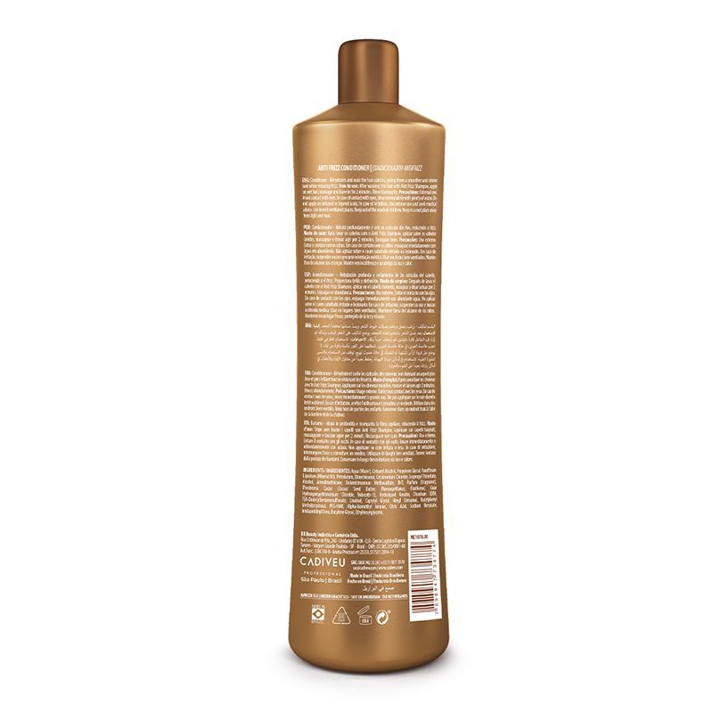 Cadiveu Brasil Cacau Anti Frizz Conditioner For Dry & Frizzy Hair (1000ml) - Image 2 - Buy from Indicrest