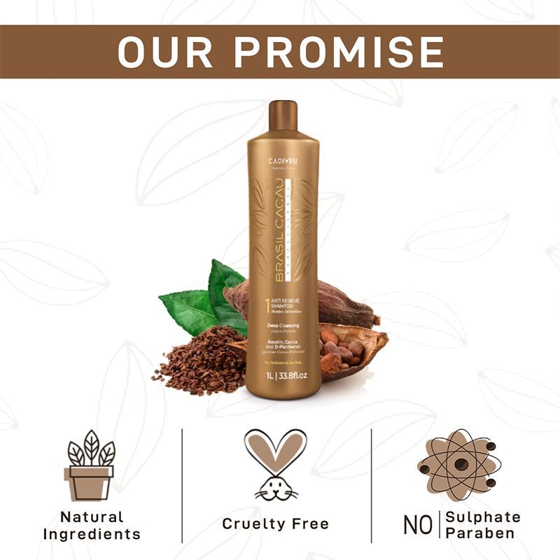 Cadiveu Brasil Cacau Anti Residue Shampoo (1000ml) - Image 5 - Buy from Indicrest