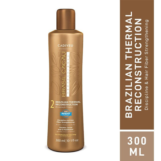 Cadiveu Brasil Cacau Brazilian Thermal Reconstruction Hair Mask For Frizzy Hair (300ml) - Buy from Indicrest