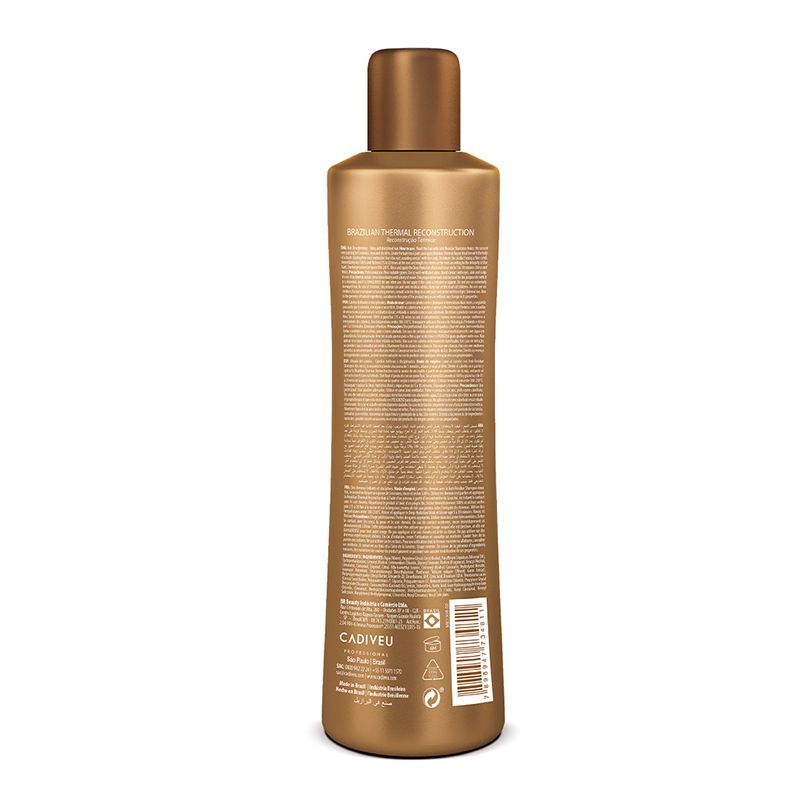 Cadiveu Brasil Cacau Brazilian Thermal Reconstruction Hair Mask For Frizzy Hair (300ml) - Image 2 - Buy from Indicrest