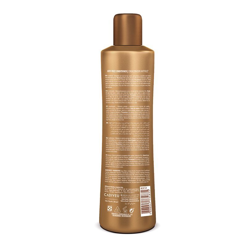 Cadiveu Brasil Cacau Anti Frizz Conditioner For Dry & Frizzy Hair (300ml) - Image 2 - Buy from Indicrest