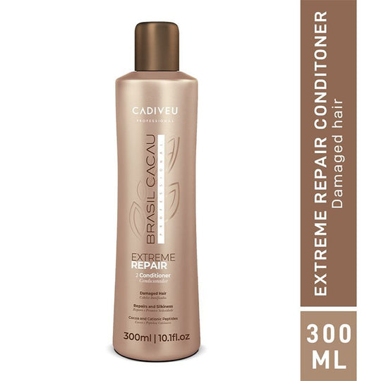 Cadiveu Brasil Cacau Extreme Repair Conditioner For Damaged Hair (300ml) - Buy from Indicrest