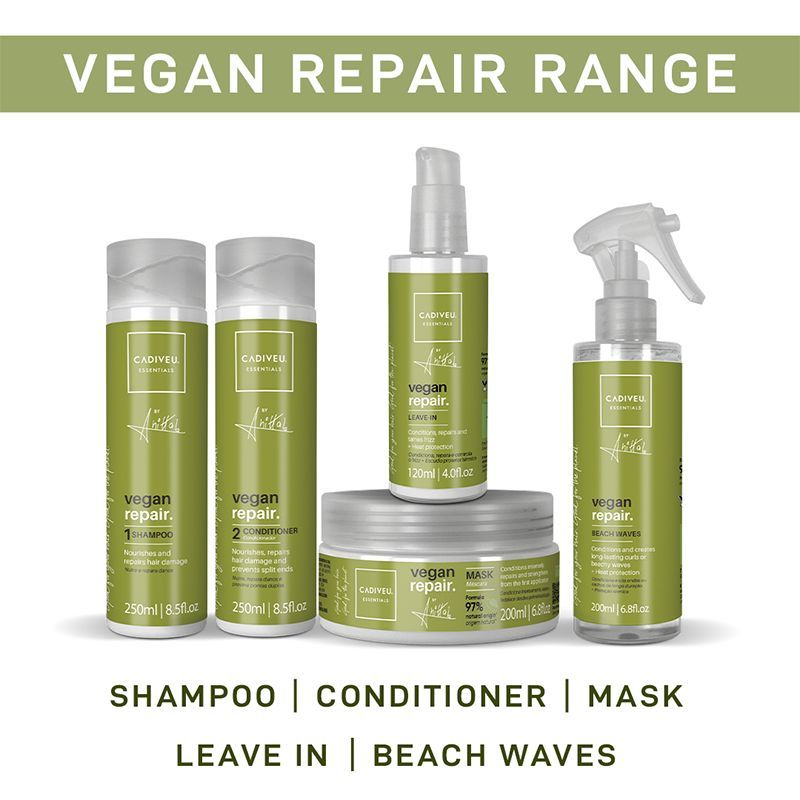 Cadiveu Vegan Repair Shampoo For Damaged Hair (250ml) - Image 7 - Buy from Indicrest