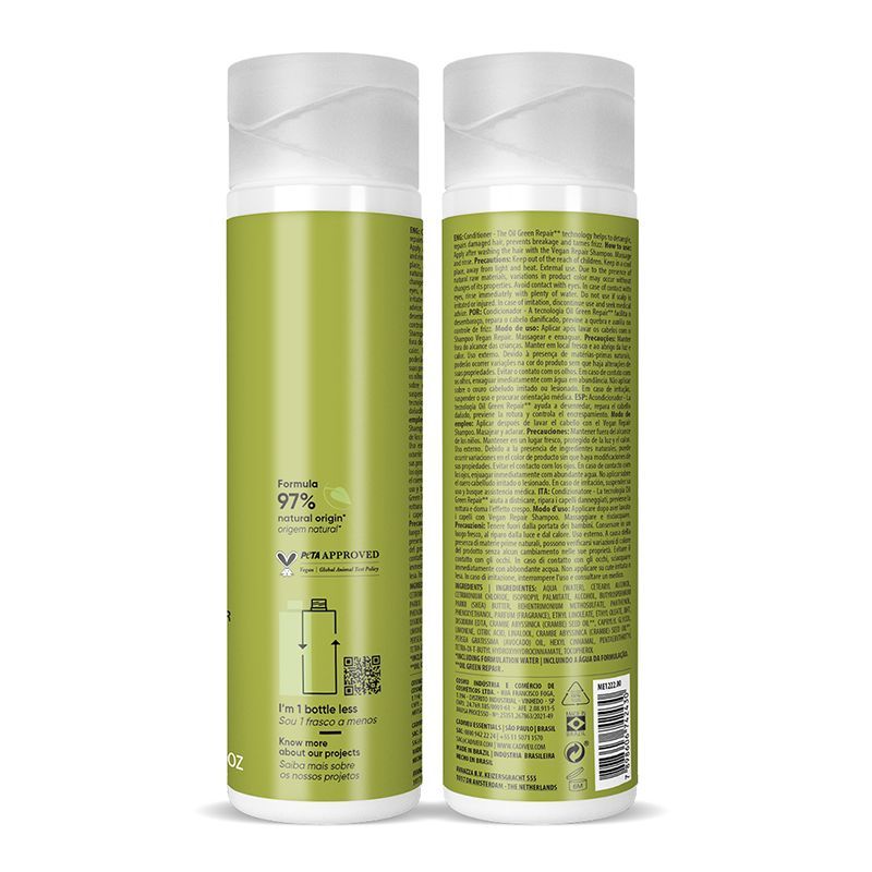 Cadiveu Vegan Hair Conditioner For Damaged Hair (250ml) - Image 2 - Buy from Indicrest