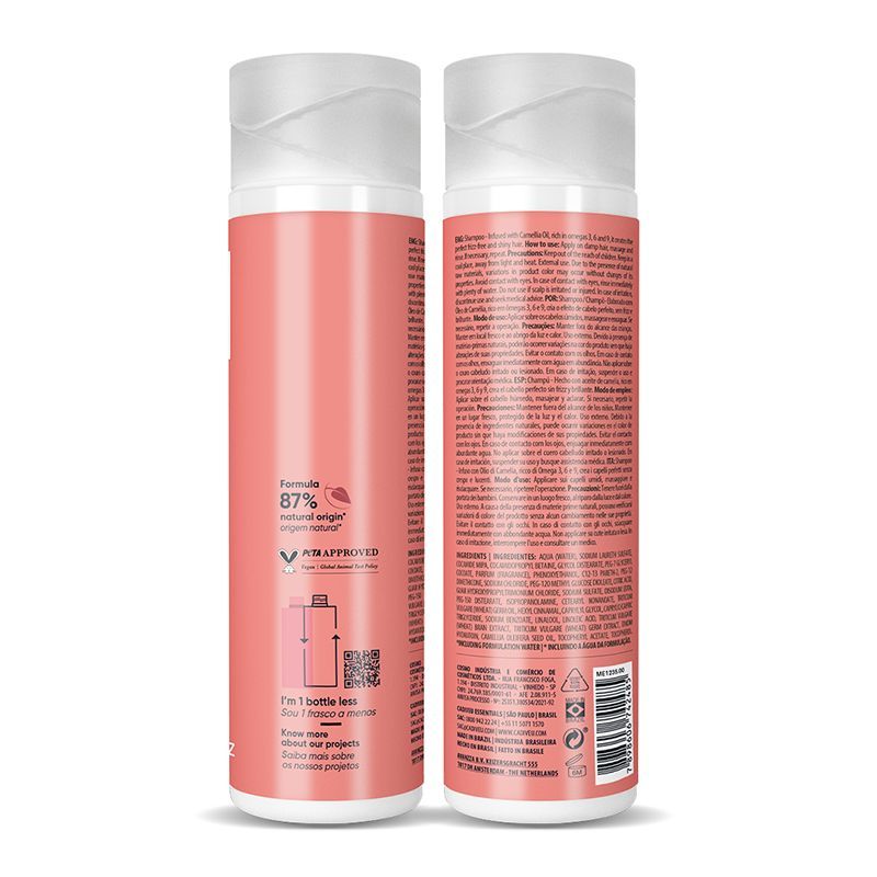 Cadiveu Bye Bye Frizz Shampoo For 72 Hours Frizz Free Hair (250ml) - Image 2 - Buy from Indicrest