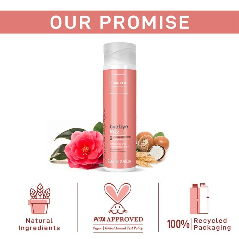 Cadiveu Bye Bye Frizz Conditioner For 72 Hours Frizz Free Hair (250ml) - Image 6 - Buy from Indicrest