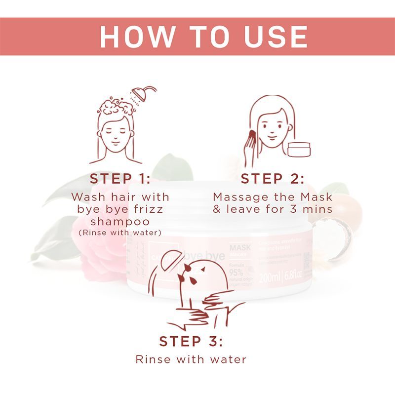 Cadiveu Bye Bye Frizz Mask For 72 Hours Frizz Free Hair (200ml) - Image 4 - Buy from Indicrest