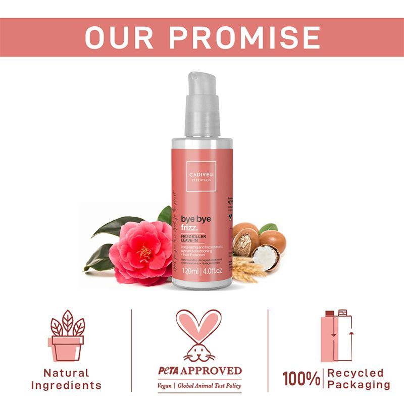 Cadiveu Bye Bye Frizz Leave In Frizz Killer Hair Serum For Frizzy Hair (120ml) - Image 6 - Buy from Indicrest