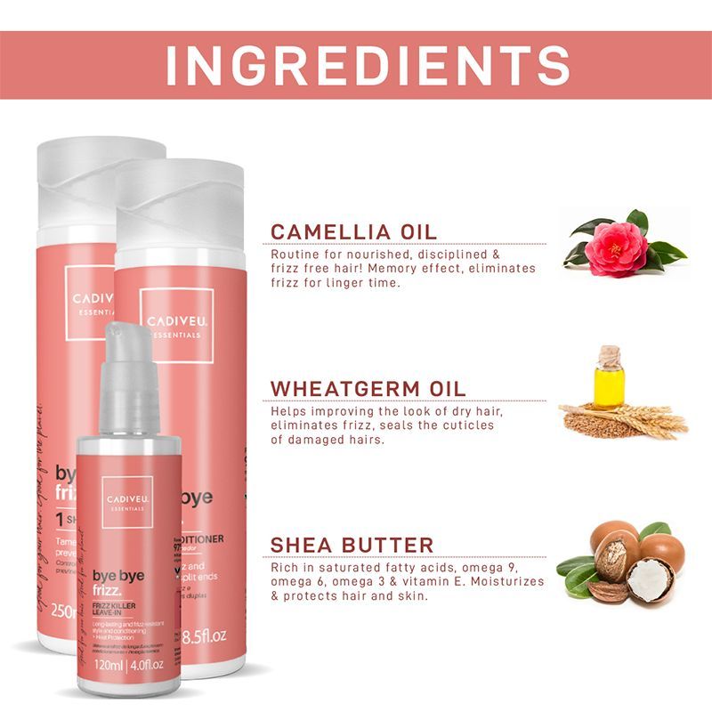 Cadiveu Bye Bye Frizz Combo For 72 Hours Frizz Free Hair - Image 3 - Buy from Indicrest