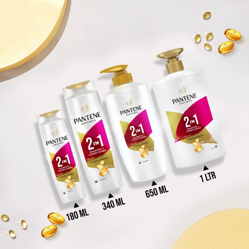 Pantene 2 In 1 Advanced Hairfall Control Shampoo + Conditioner, 1 Litre Buy at Indicrest Image 7