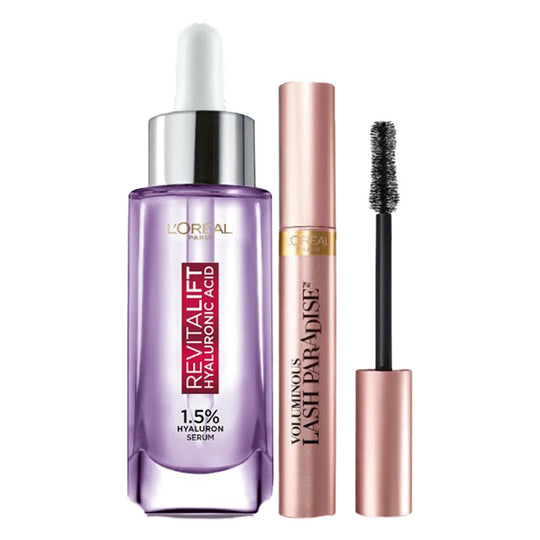 L'Oreal Paris Paradise Beauty Bestsellers - Lash Paradise Mascara & Ha Serum Combo, 2 pieces Buy at Indicrest