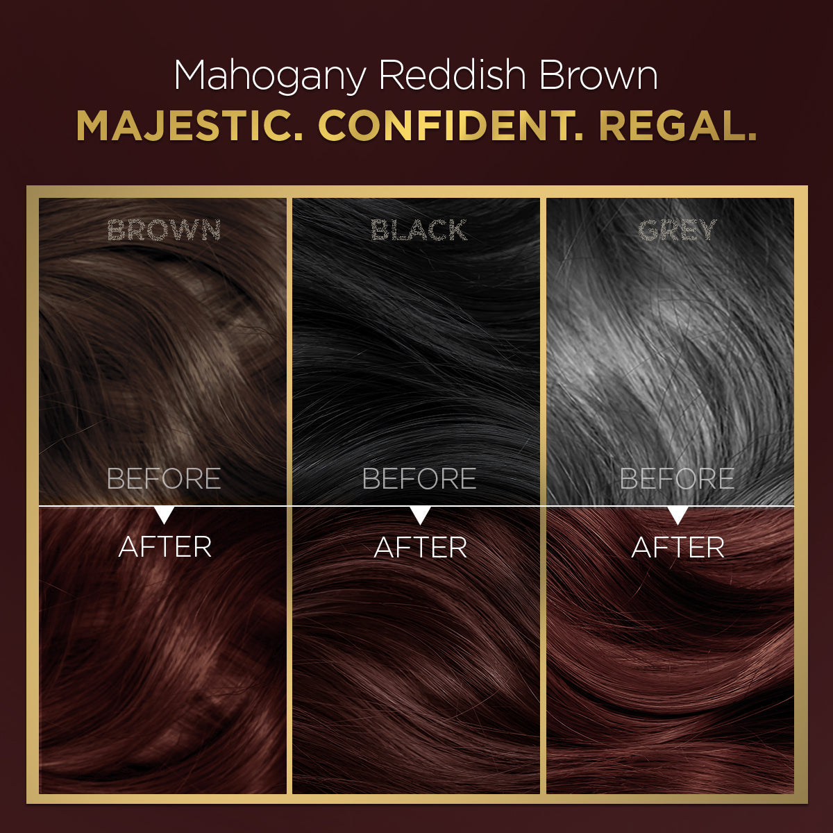 Bblunt High Shine Conditioning Hair Colour Pack of 3, Mahogany Reddish Brown Shade 4.56 Pack of 3 - Image 6 - Buy from Indicrest