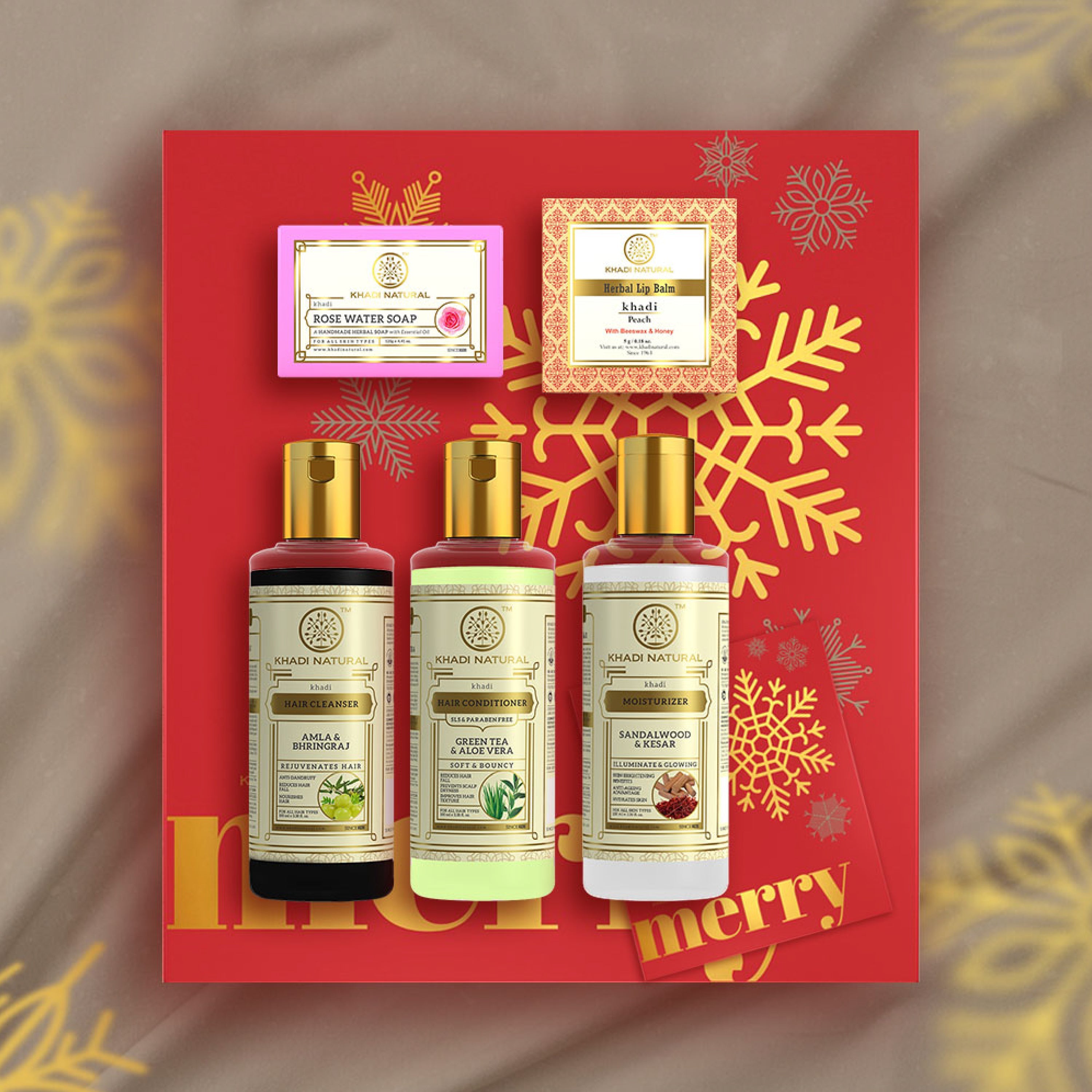 Khadi Natural Merry Gift Pack - Image 2 - Buy from Indicrest