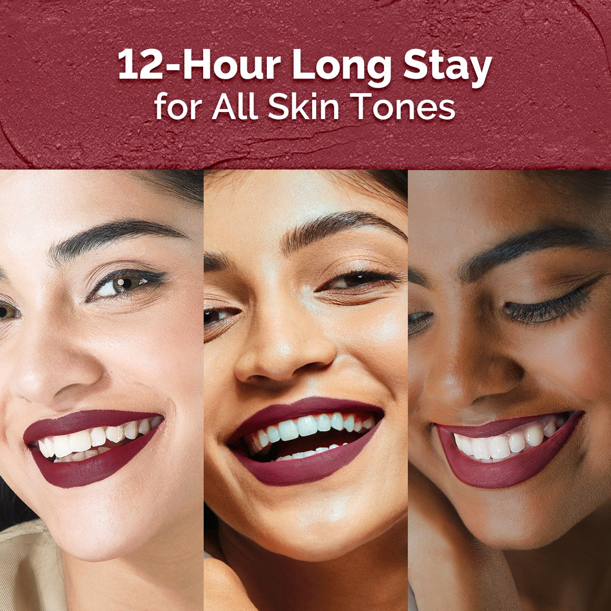 Mamaearth Moisture Matte Longstay Mini Lipstick, 0.7g | Plum Punch - Image 6 - Buy from Indicrest