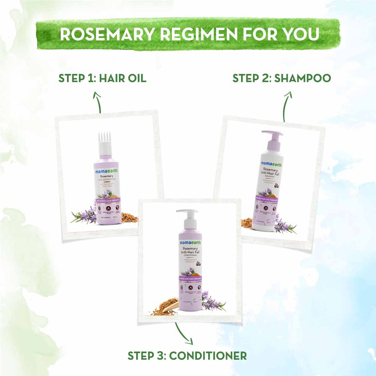 Mamaearth Rosemary Hair Strengthening Duo, 850ml - Image 4 - Buy from Indicrest