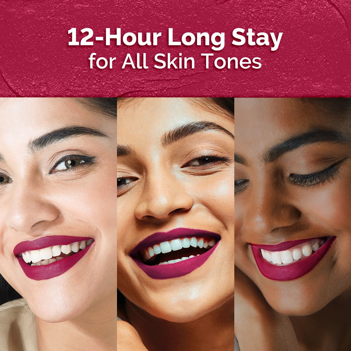 Mamaearth Moisture Matte Longstay Lipstick, 2g | Berrylicious Magenta - Image 6 - Buy from Indicrest