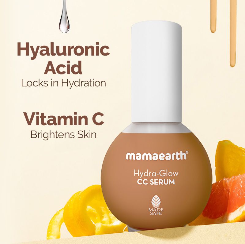 Mamaearth Hydra-Glow CC Serum with Vitamin C & Hyaluronic Acid, Honey, 30ml - Image 11 - Buy from Indicrest