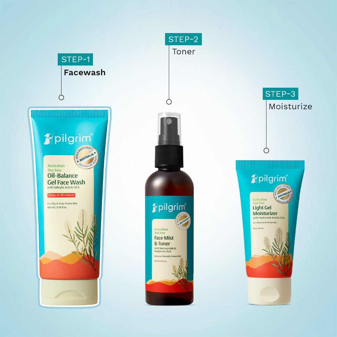 Pilgrim Australian Tea Tree Oil-Balance Gel Face Wash, 100ml - Image 6 - Buy from Indicrest