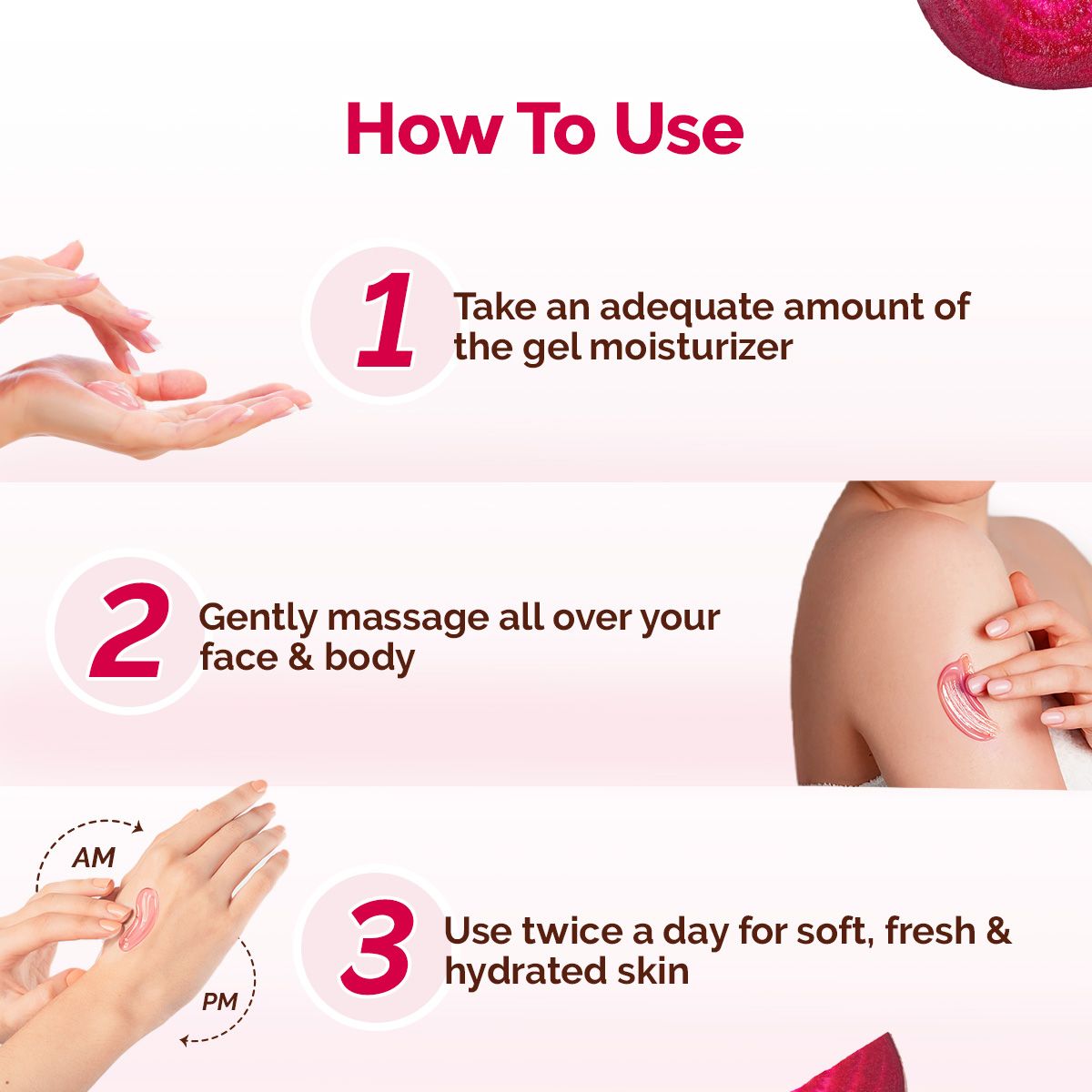 Mamaearth Beetroot Hydraful Light Gel Moisturizer with Beetroot & Hyaluronic Acid for Hydrated Pink Glow, 200g - Image 4 - Buy from Indicrest