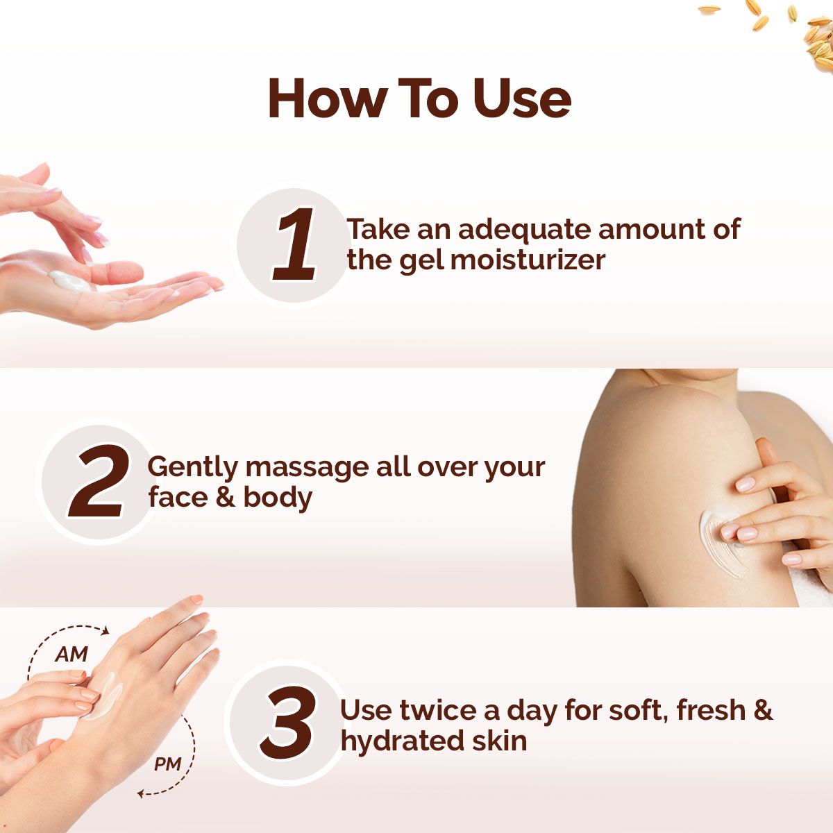 Mamaearth Rice Dewy Bright Light Gel Moisturizer with Rice & Niacinamide For Glass-skin Glow, 200g - Image 4 - Buy from Indicrest