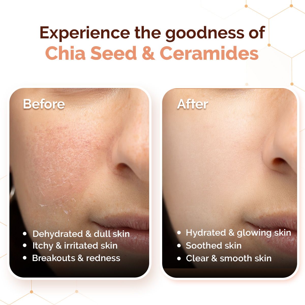 Mamaearth Chia Oil-Free Face Wash with Chia Seed & Ceramides for Hydrated Glow, 100ml - Image 7 - Buy from Indicrest