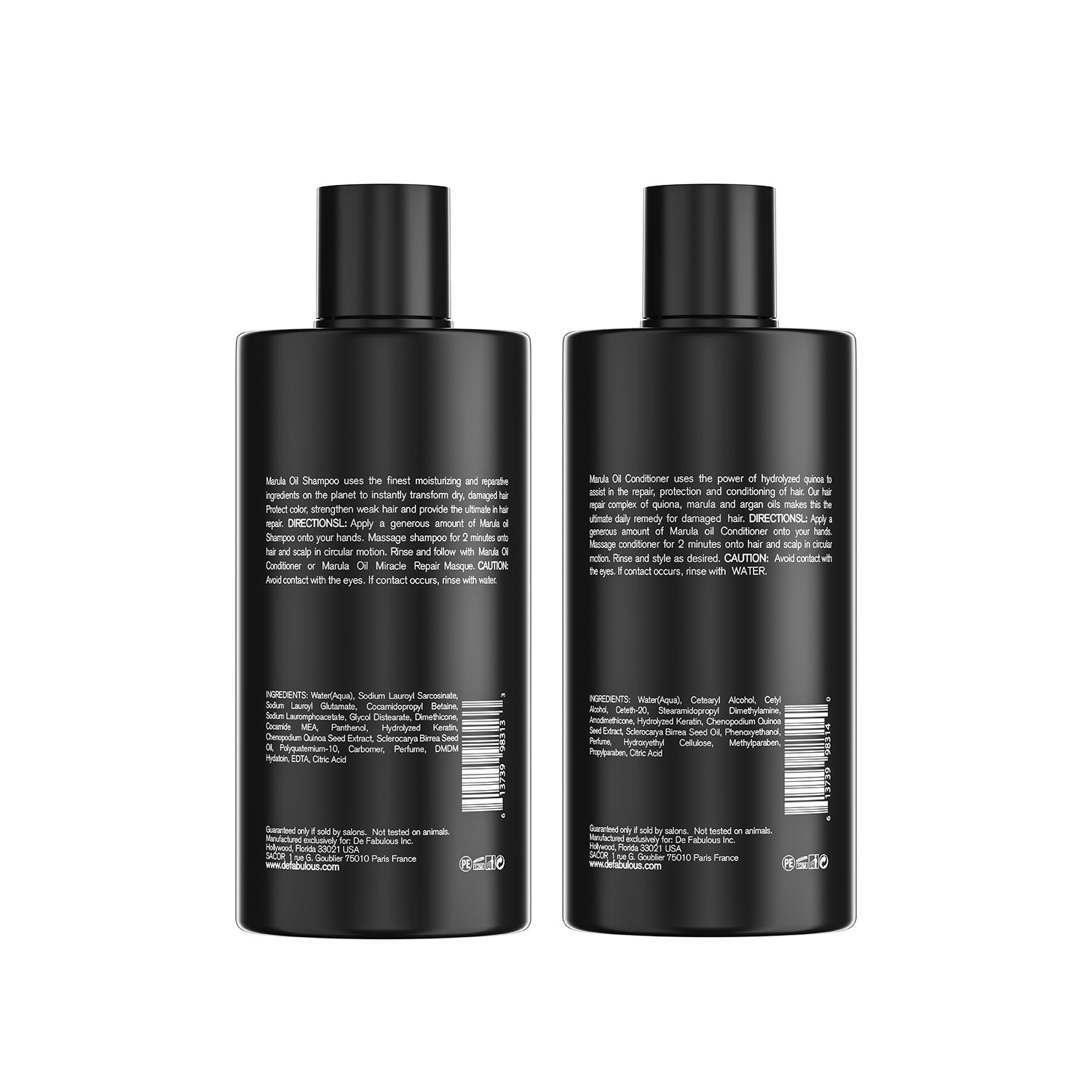 De Fabulous Marula Oil Shampoo 250ml and Conditioner 250ml - Image 5 - Buy from Indicrest
