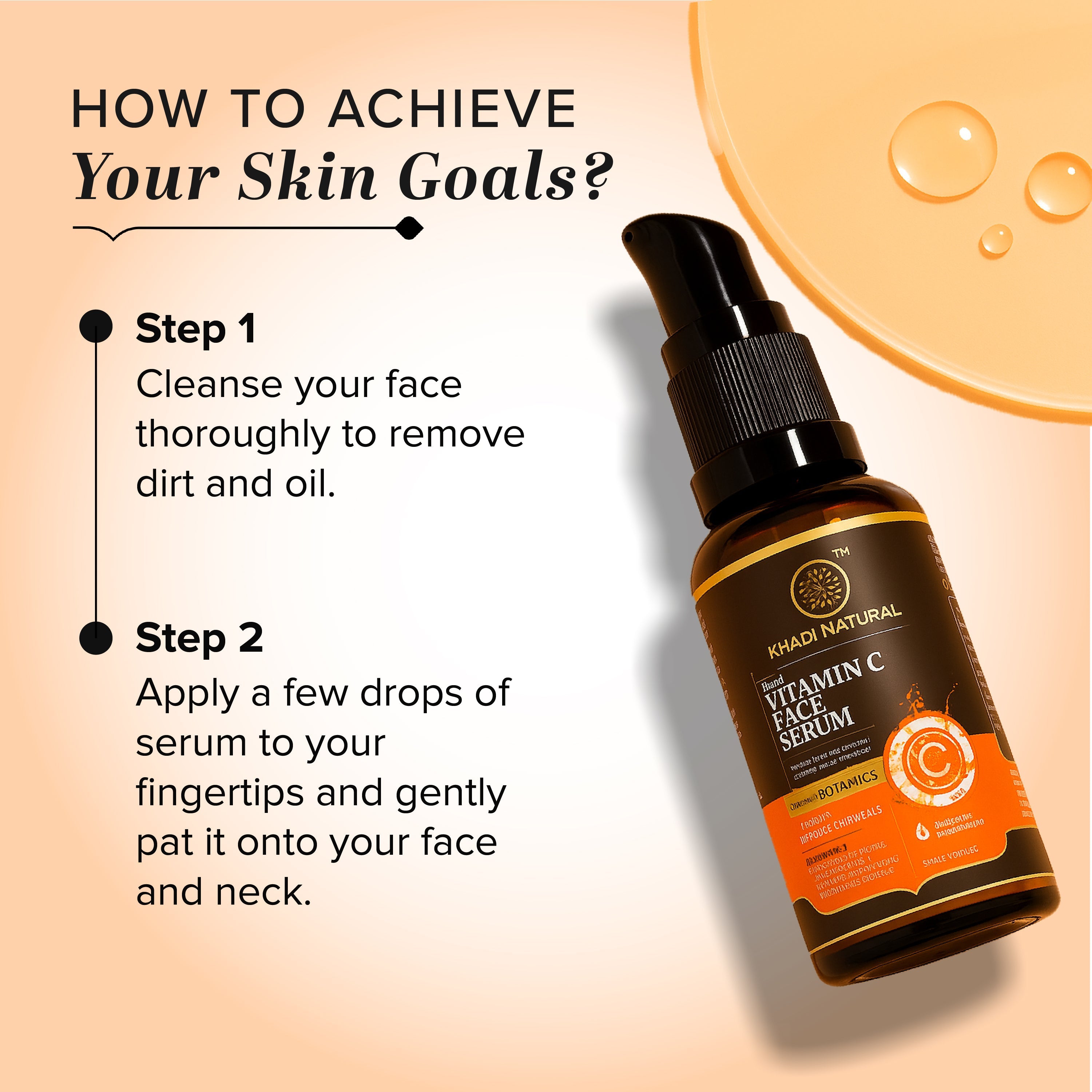Khadi Natural Vitamin C Face Serum - 30ml - Image 5 - Buy from Indicrest