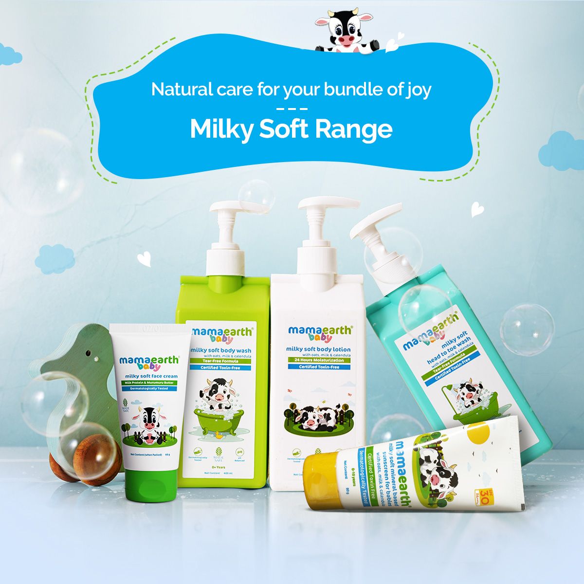 Mamaearth Milky Soft Face Cream With Murumuru Butter for Babies, 60g - Image 7 - Buy from Indicrest