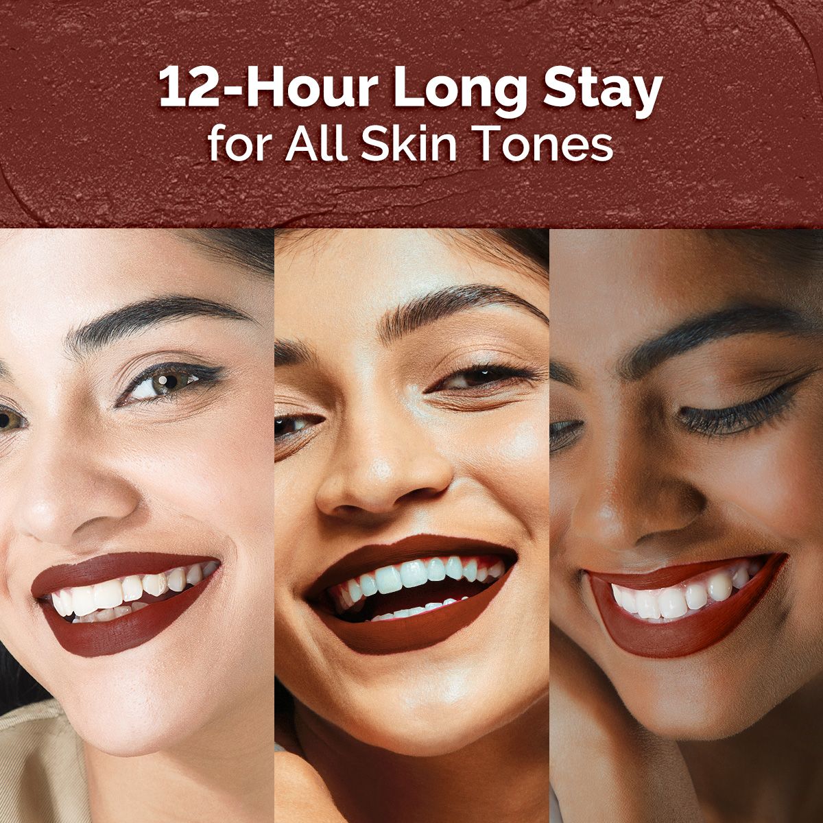 Mamaearth Moisture Matte LongStay Lipstick with Vitamin E & Avocado, 2g | Mocha Crush - Image 5 - Buy from Indicrest