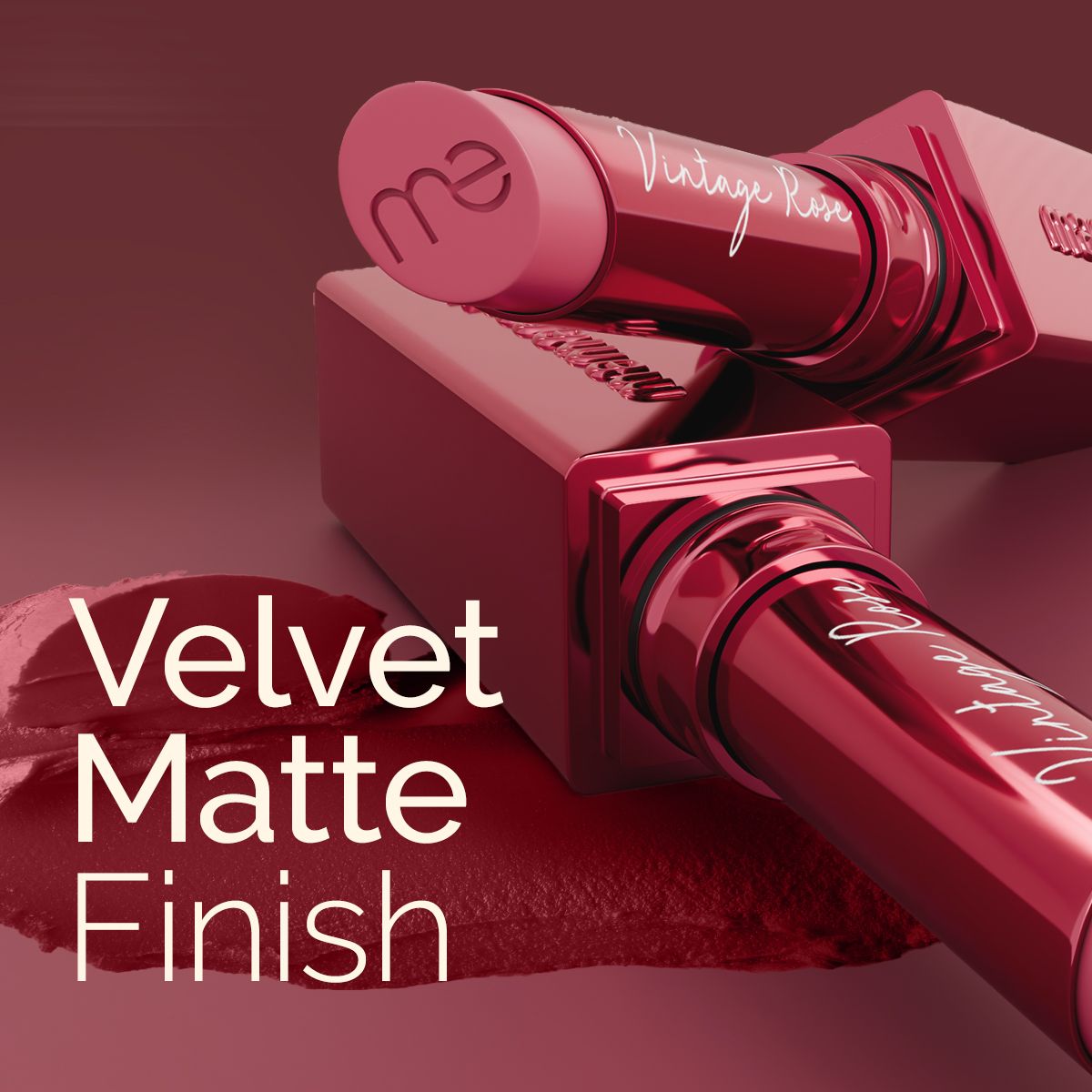 Mamaearth Luxe Matte Long Stay Lipstick with Passion Fruit Oil & Vitamin E, 2g | Vintage Rose - Image 6 - Buy from Indicrest