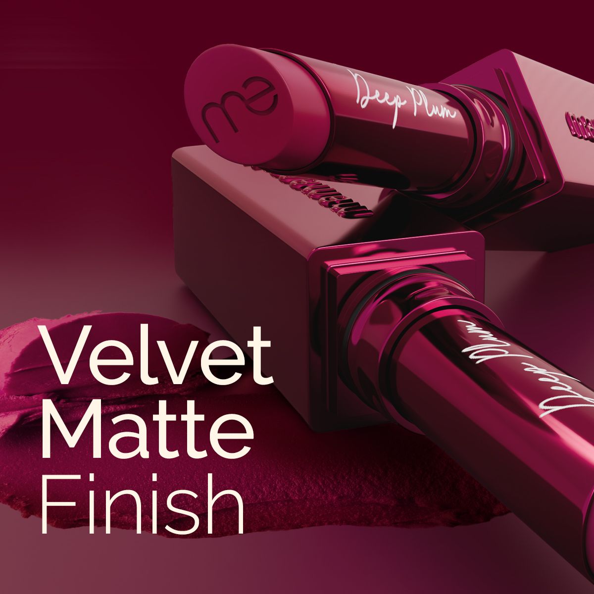Mamaearth Luxe Matte Long Stay Lipstick with Passion Fruit Oil & Vitamin E, 2g | Deep Plum - Image 6 - Buy from Indicrest