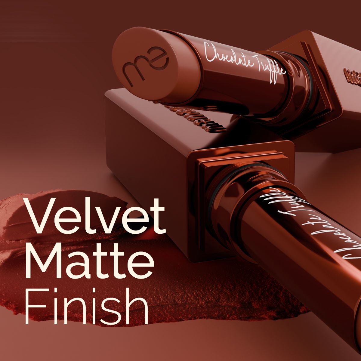 Mamaearth Luxe Matte Long Stay Lipstick with Passion Fruit Oil & Vitamin E, 2g | Chocolate Truffle - Image 6 - Buy from Indicrest
