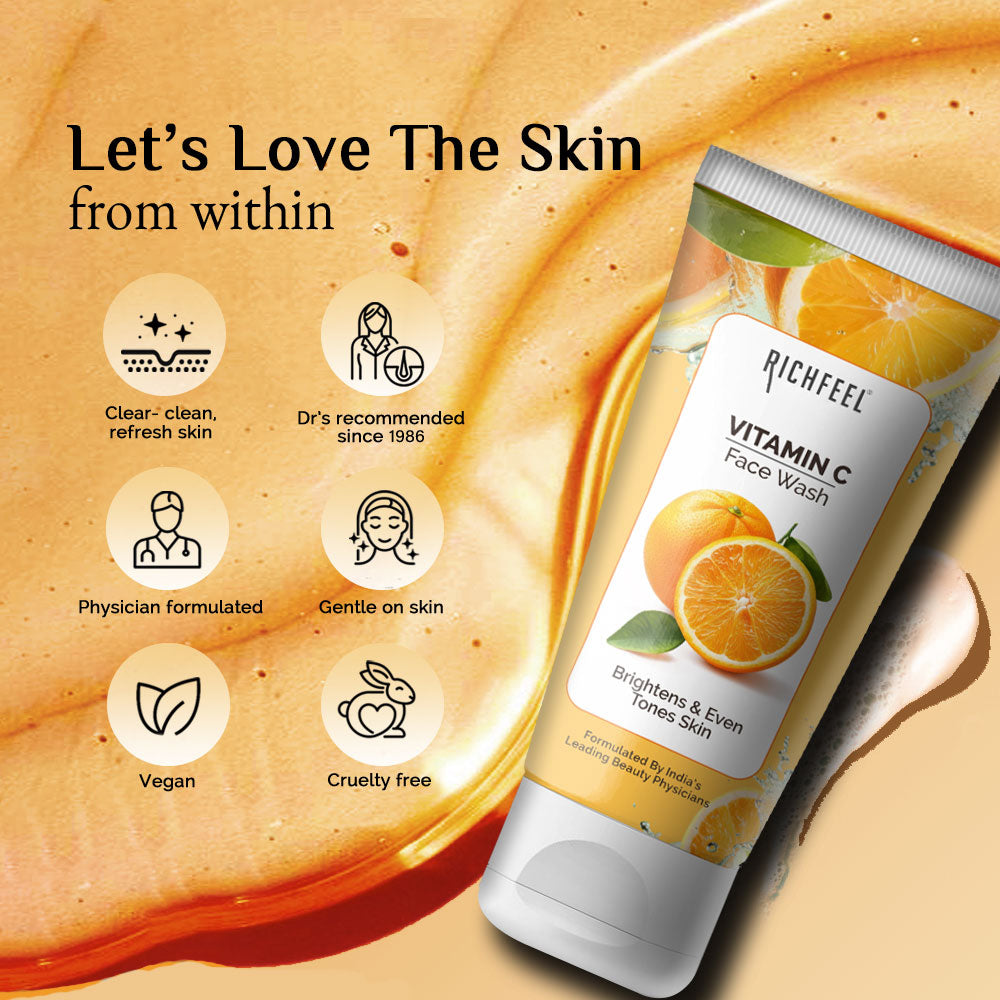 Richfeell Vitamin C Face Wash 100 Gms - Image 4 - Buy from Indicrest