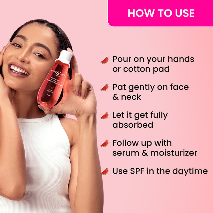 Dot & Key Watermelon + Glycolic Acid Pore Tightening Toner, 150ml