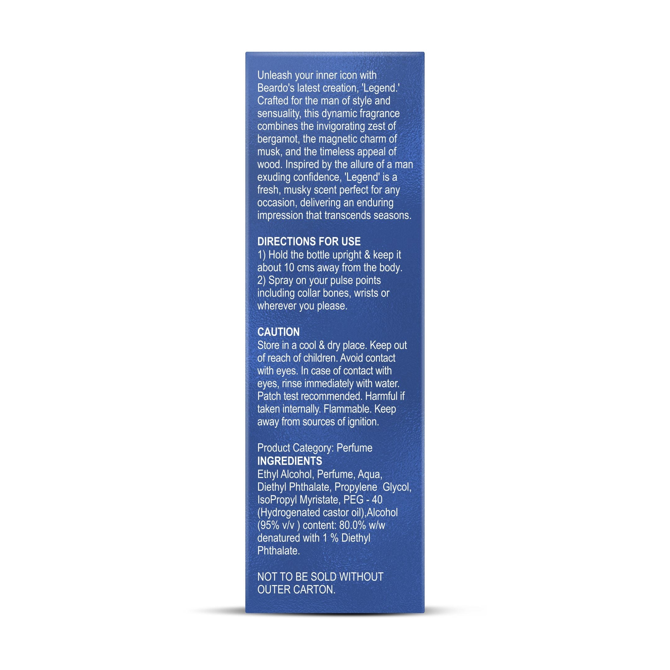 Beardo Legend Perfume EDP, 100ml - Image 6 - Buy from Indicrest
