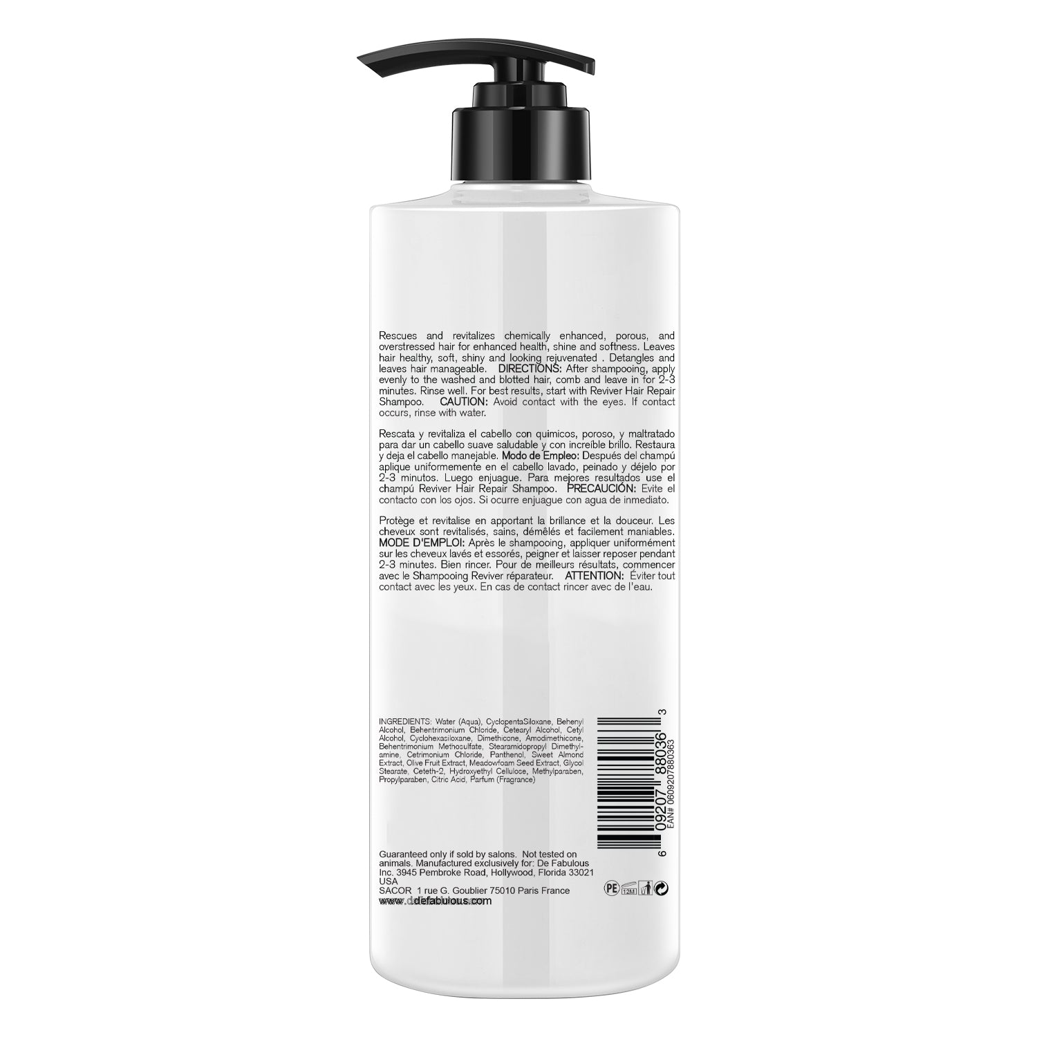 De Fabulous Reviver Conditioner, 500ml - Image 7 - Buy from Indicrest